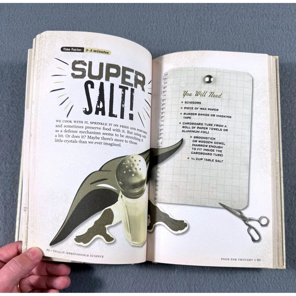 Totally Irresponsible Science Book Sean Connolly Hardcover‎ Kids STEM Homeschool